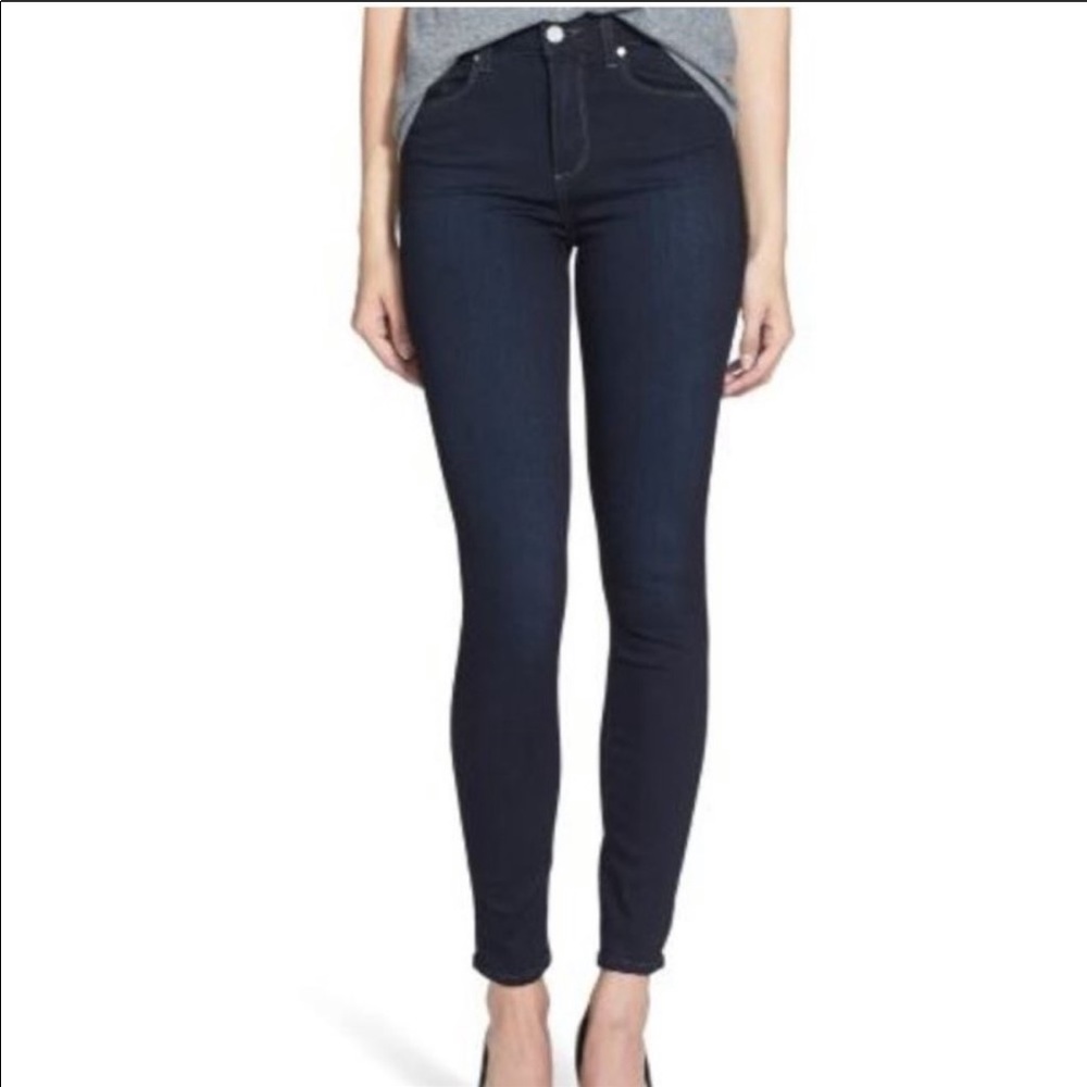 Paige Hoxton high rise ultra skinny jeans